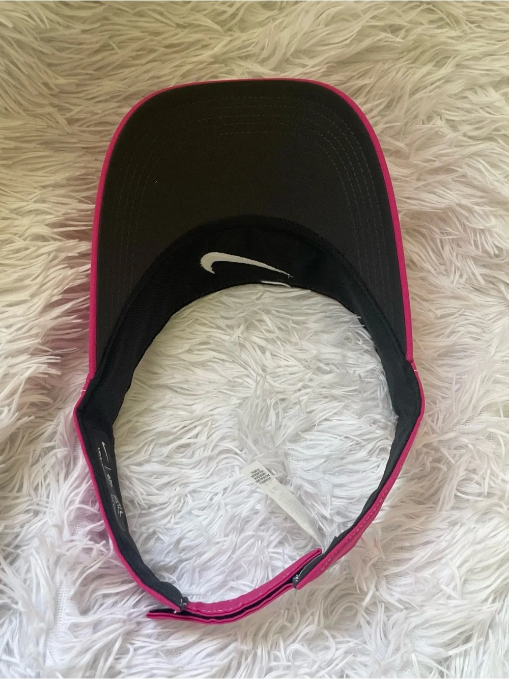 Cute pink Nike golf pickleball tennis sportswear visor hat